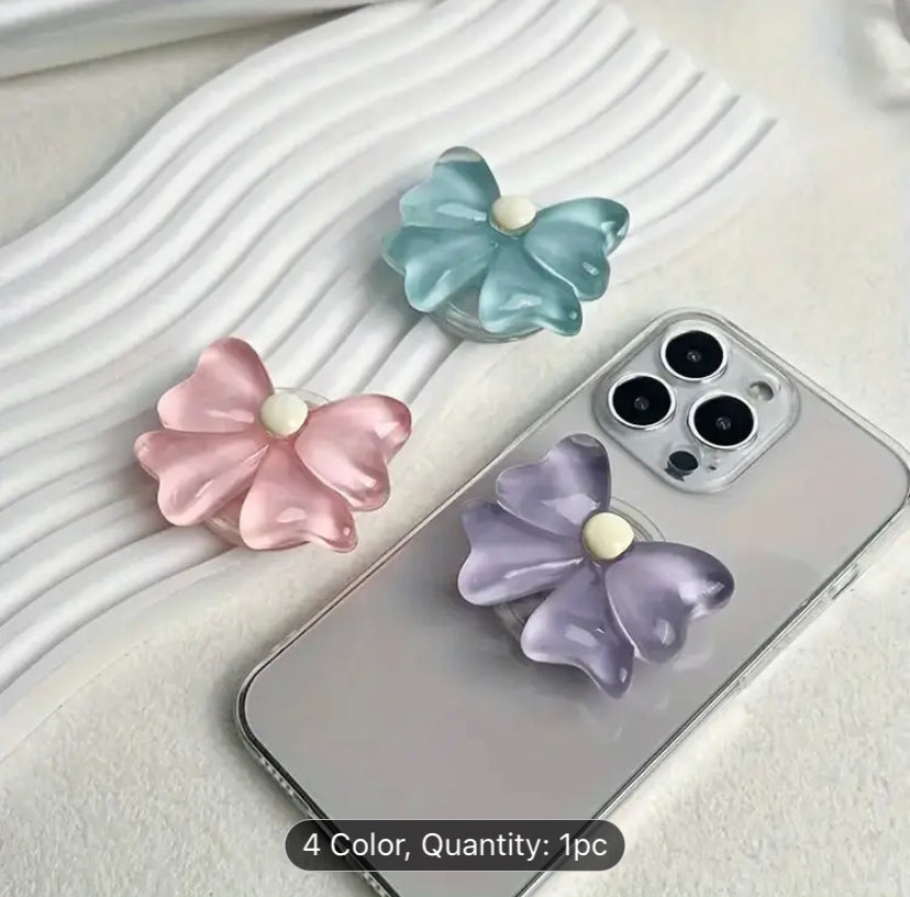 Cute Candy-Colored Butterfly Bow Phone Holder