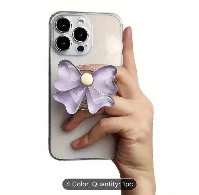 Cute Candy-Colored Butterfly Bow Phone Holder