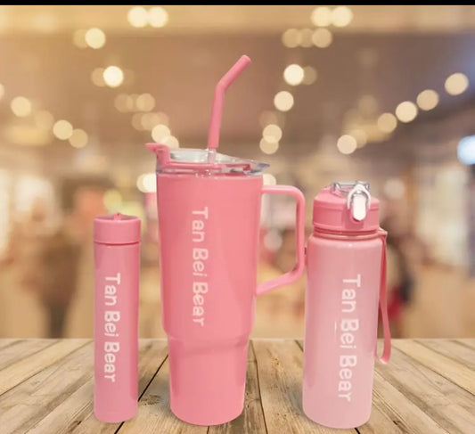 3pcs, Leak-Proof Gradient Water Bottle Set